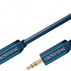 Cablu Jack 3.5 mm - 3.5 mm audio 1m tata-tata stereo Profesional Clicktronic