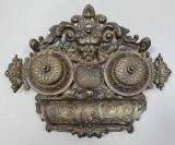 Calimara dubla din bronz, stil Historist, Secol XIX