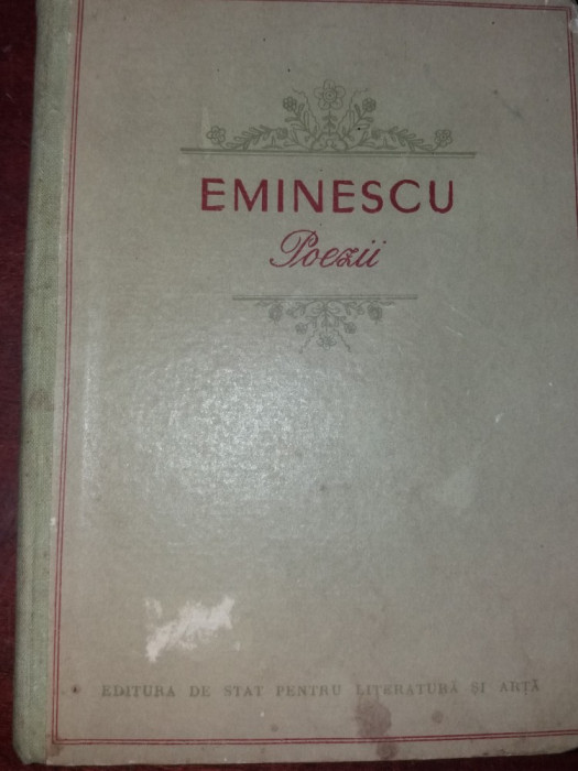 EMINESCU POEZII 1953