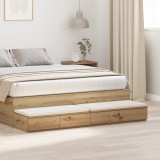 vidaXL Sertare pentru pat Stejar Artisan 160x36,5x16,5 cm Lemn compozit