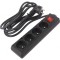 Prelungitor 4 Prize PVC Negru 3m 16A