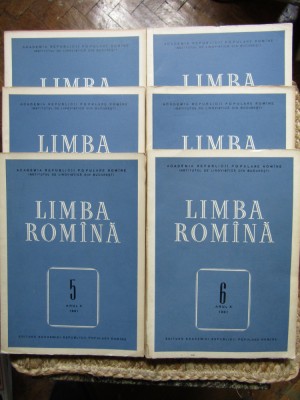 LIMBA ROMANA ANUL X 1961 6 VOL foto
