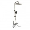 Set dus multifunctional cu termostat, afisaj digital temperatura apa, 4 functii de curgere a apei, pipa cada, dus dreptunghiular, dus de mana, dus bid