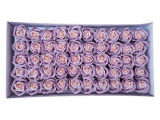 Trandafiri sapun bicolor pentru aranjamente florale set 50 buc, model 8