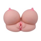 Masturbator Vagin Anus Sani Mari Mistress TPR 23cm x 18.5cm Realist Culoarea Corpului Jucarie Sex Adult Barbati