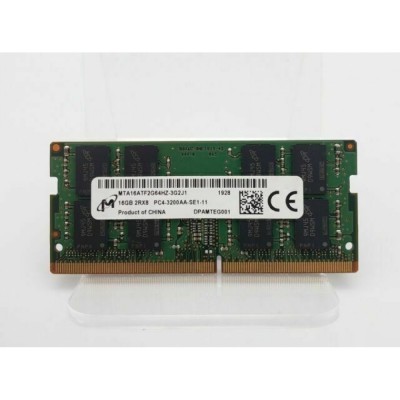 Memorie ram Laptop Micron 16GB, DDR4, 2Rx8, PC4-3200AA, 3200Mhz, MTA16ATF2G64HZ-3G2J1, PC4-25600, CL22, Non-ECC, sodimm, 260 pini foto