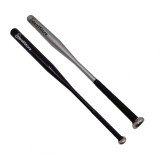 Set 2 Bate Baseball Aluminiu IdeallStore&reg;, 80cm, Argintiu, Antrenament, Anti-alunecare