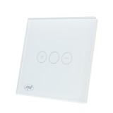PNI SafeHome DIM101 Intrerupator Touch cu Variator, Alb, Sticla, 700W, 110-240V