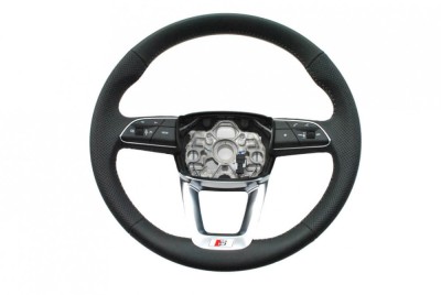 NEW OE STEERING WHEEL BLACK LEATHER MULTIFUNCTION AUDI Q3 83A419091H foto