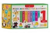 Cutie. Bebe invata. Prima mea biblioteca ilustrata la 1 an (8 carticele)