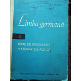 Jean Livescu - Limba germana, vol. II (editia 1965)