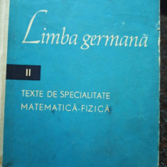 Jean Livescu - Limba germana, vol. II (editia 1965)