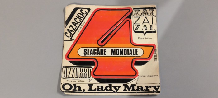 10 DISCURI VINILURI FORMAT MIC 7&quot; MUZICA ROMANEASCA