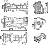 MAHLE CE 23 000P Radiator, recirculare gaze de esapament