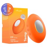 Vibrator clitoridian cu functie de incalzire si racire We-Vibe Explore Your Senses portocaliu