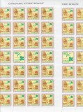 2006 LP 1737 CENTENARUL LOTERIEI ROMANE PERECHE COLI 27 TIMBRE + 1 VINIETA MNH