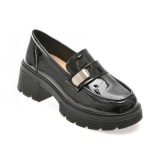 Mocasini GRYXX negri, 88178, din piele naturala