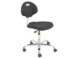 Scaun ESD RT WORK Dimensiuni: Șezut 470x440mm, Spătar 420x320mm, &Icirc;nălțime 550-730mm