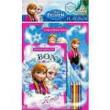 Set de Desen Frozen Mini Trusa Artist cu 4 Creioane Colorate, Multicolor, Disney