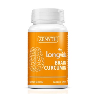 Longvida Brain Curcumin, 500 mg, 30 capsule, Zenyth foto