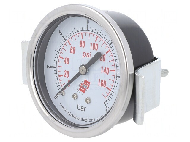 Manometru 0-12 bar pentru lichide și gaze 63mm