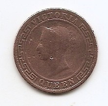 Sri Lanka - Ceylon 1 Cent 1870 - Victoria, Cupru, 22.5 mm KM-92