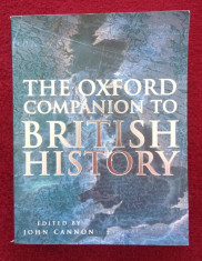John CANNON. The Oxford Companion to British History foto