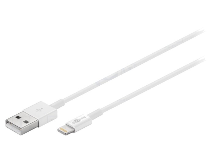 Cablu USB 2.0 Apple Lightning 3m Alb