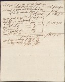 A326 Chitanță olografă, 1823, &icirc;n limba latină