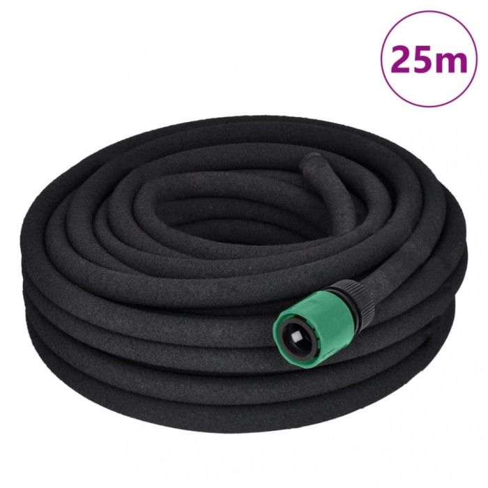 Furtun pentru grădină cu micropori cu conector 1/2&quot; 25 m