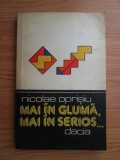 Mai in gluma, mai in serios... - Nicolae Oprisiu, Dacia 1981, Matematica