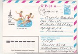 bnk ip URSS 1980 - sport - Jocurile Olimpice - Alergare stafeta - circulat spre Romania