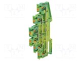 Term. &icirc;mbinare PHOENIX CONTACT 0,14&divide;4mm&sup2; 3 piste 6 borne galben-verde