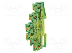 Term. &icirc;mbinare PHOENIX CONTACT 0,14&divide;4mm&sup2; 3 piste 6 borne galben-verde