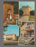 CPIB 17557 CARTE POSTALA - JUD. MARAMURES. HOTENI, BORSA, VISEU DE SUS, PTTR