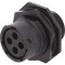 Conector circular panel IP68 4 pini