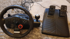 Volan + Pedale + schimbator Racing wheel Logitech pt. Playstation 3 ps3 ps 3 foto