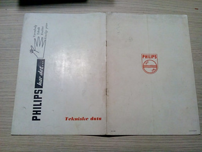 PHILIPS RADIO - Modtagerprogram - Saeson 1956-57 - Catalog, 10 p.; lb. daneza foto