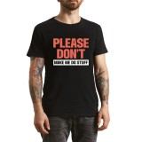 Tricou Barbati, replici amuzante si ironice, negru, marime M