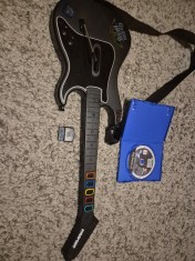 Chitara guitar Redoctane Kramer Strike wireless (fara fir) controller playstation 2, ps2 ps 2 + 1 joc Guitar Hero III 3