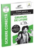 Scriere corectă - Grupuri de litere. Caiet pentru exersare intensivă. Clasele I și a II-a - Paperback brosat - Gama