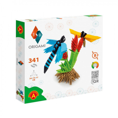 Kit Origami 3D Libelule +8 ani, Alexander Games EduKinder World foto