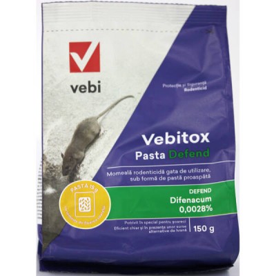 Vebitox Pasta Defend 150 gr, raticid, Vebi foto
