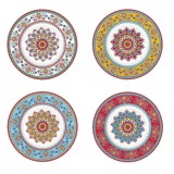 Set 4 farfurii pentru desert - Bohemian | Easy Life, EasyLife