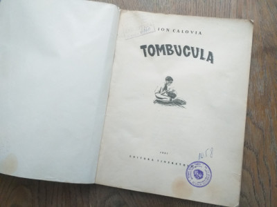 Ion Calovia - Tombucula , 1957 foto