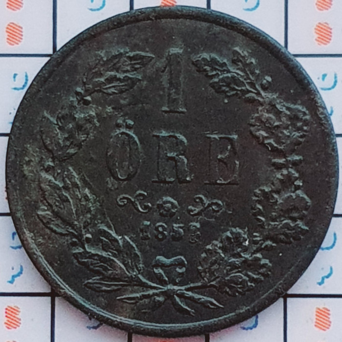 1024 Suedia 1 ore 1858 Oscar I (1844-1859) km 687