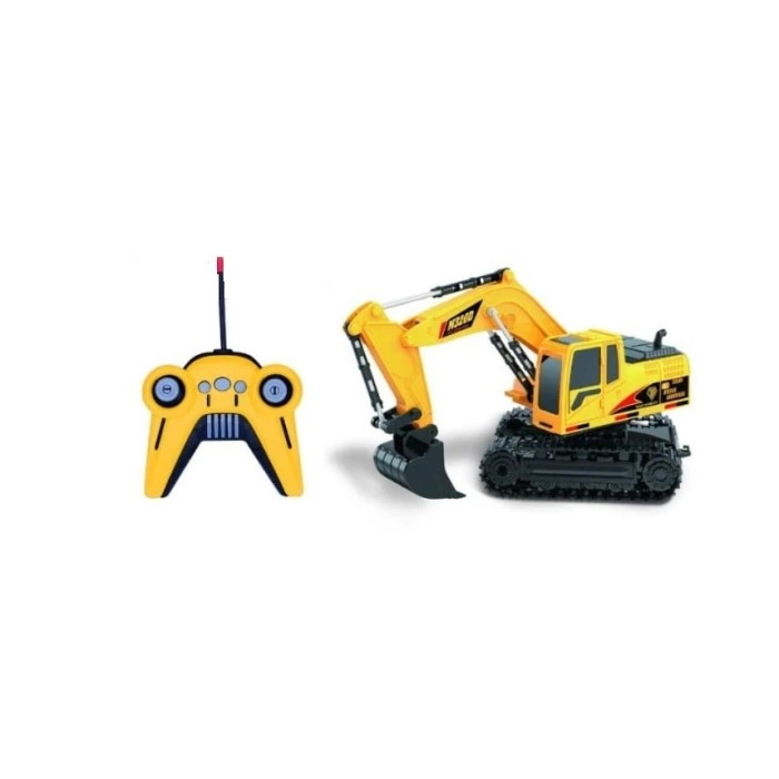Escavator de jucarie cu telecomanda 2, 4 GHz, scara 1:20