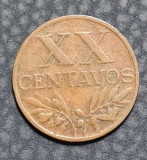 Portugalia XX centavos 1958