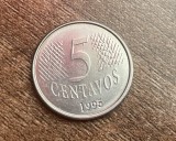 C50 - Moneda foarte veche - Brazilia - 5 centavos - 1995