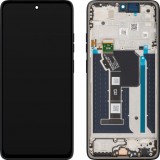 Display cu Touchscreen Motorola Moto G56, cu Rama, Bleumarin (Black Oyster), Service Pack 5D68C30208